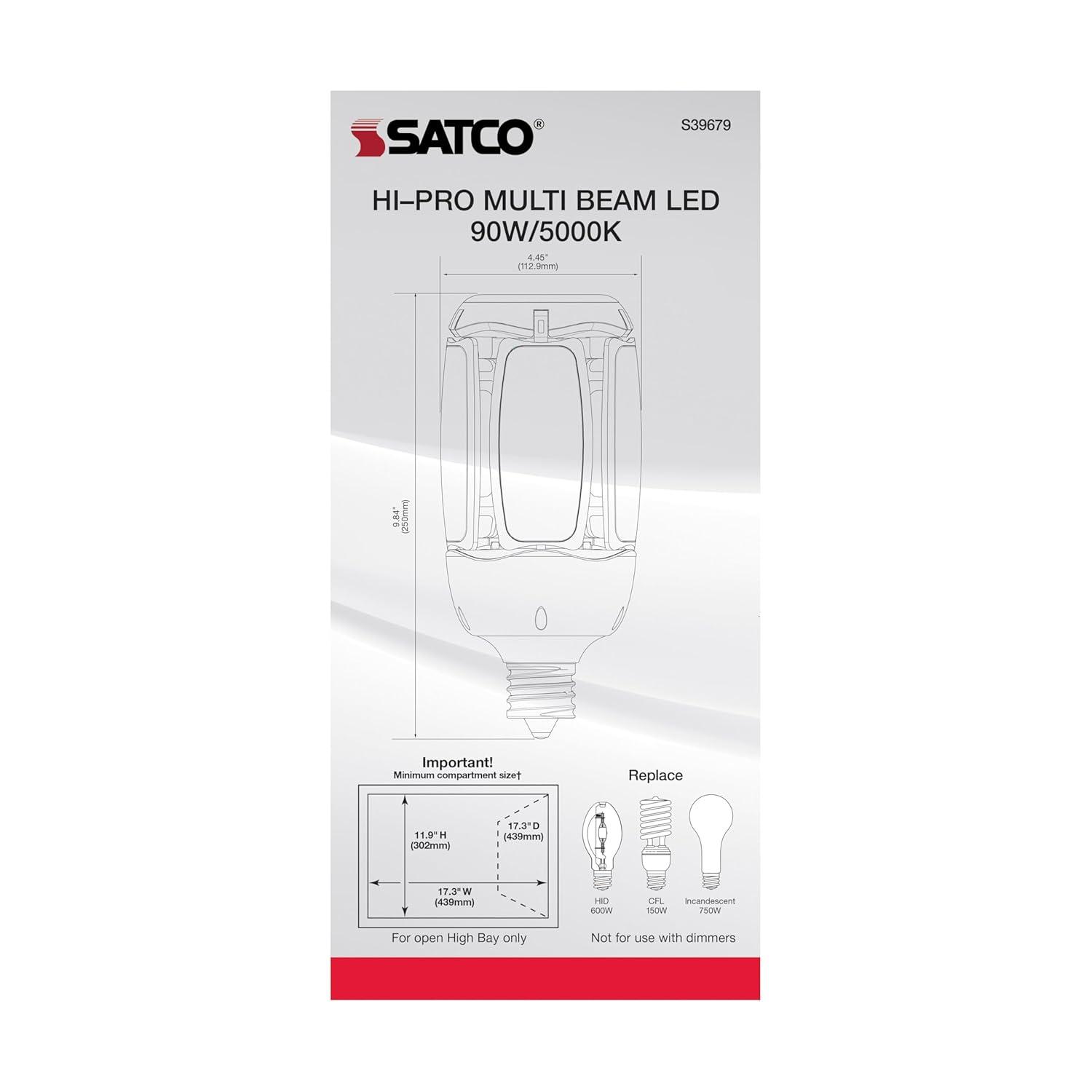 200 Watt Equivalent Corncob E26/Medium (Standard) 5000K LED Bulb
