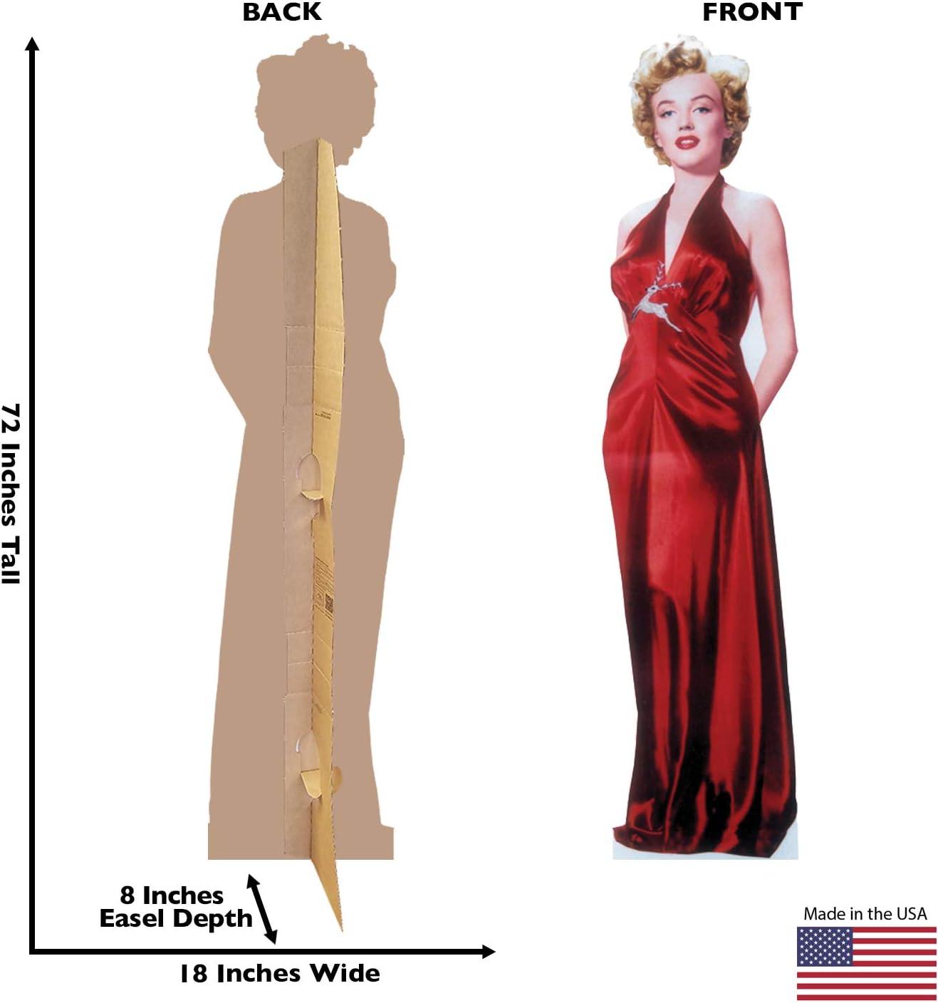 Marilyn Monroe Life-Size Red Dress Cardboard Stand-Up