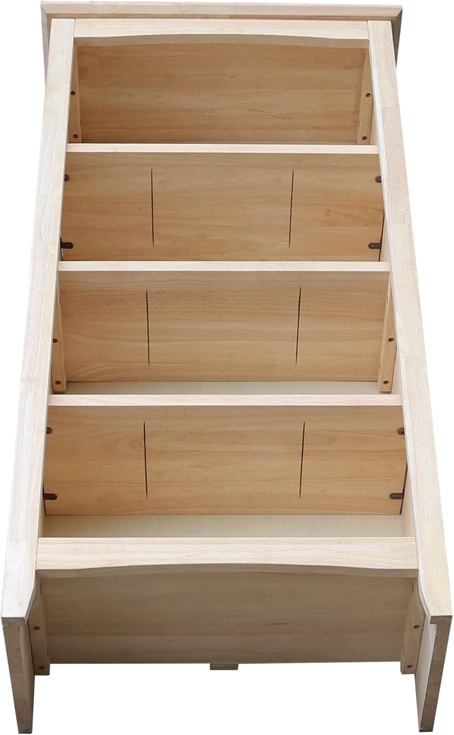 48"x24" Shaker Bookcase Unfinished - International Concepts