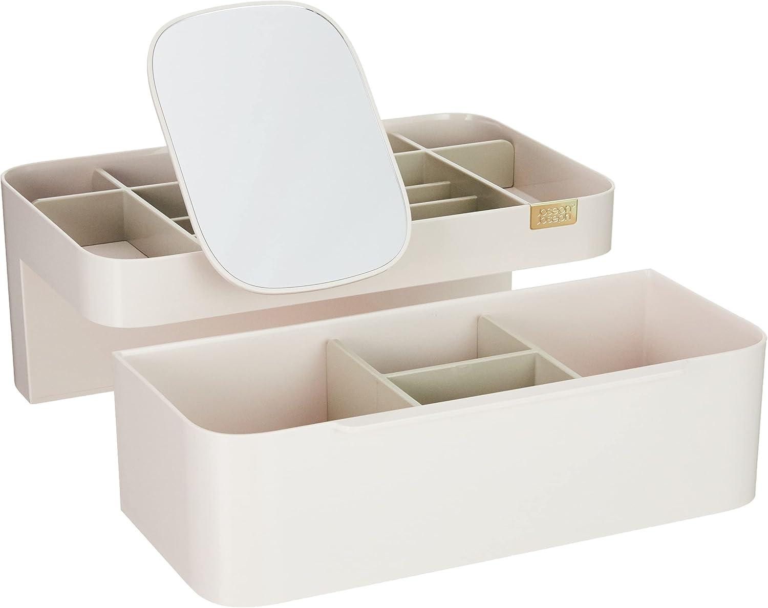 Joseph Joseph Viva Large Makeup Organizer with Removable Mirror