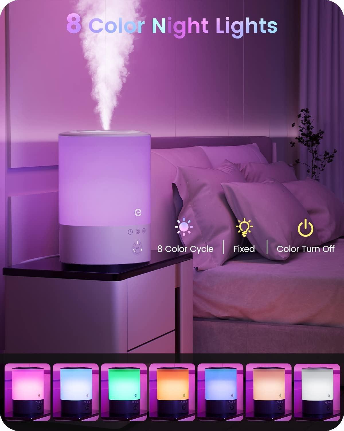 2.5L White and Purple Smart WiFi Cool Mist Humidifier