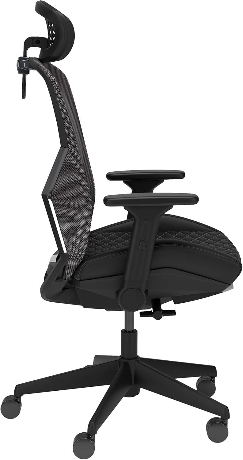 Respawn RESPAWN SPIRE Ergonomic Mesh Office Gaming Chair - High Back Home PC Computer Desk Reclining Gaming Chair, Adjustable Armrests, Adjustable Headrest, Knitted Mesh Back, Cooling Gel Seat