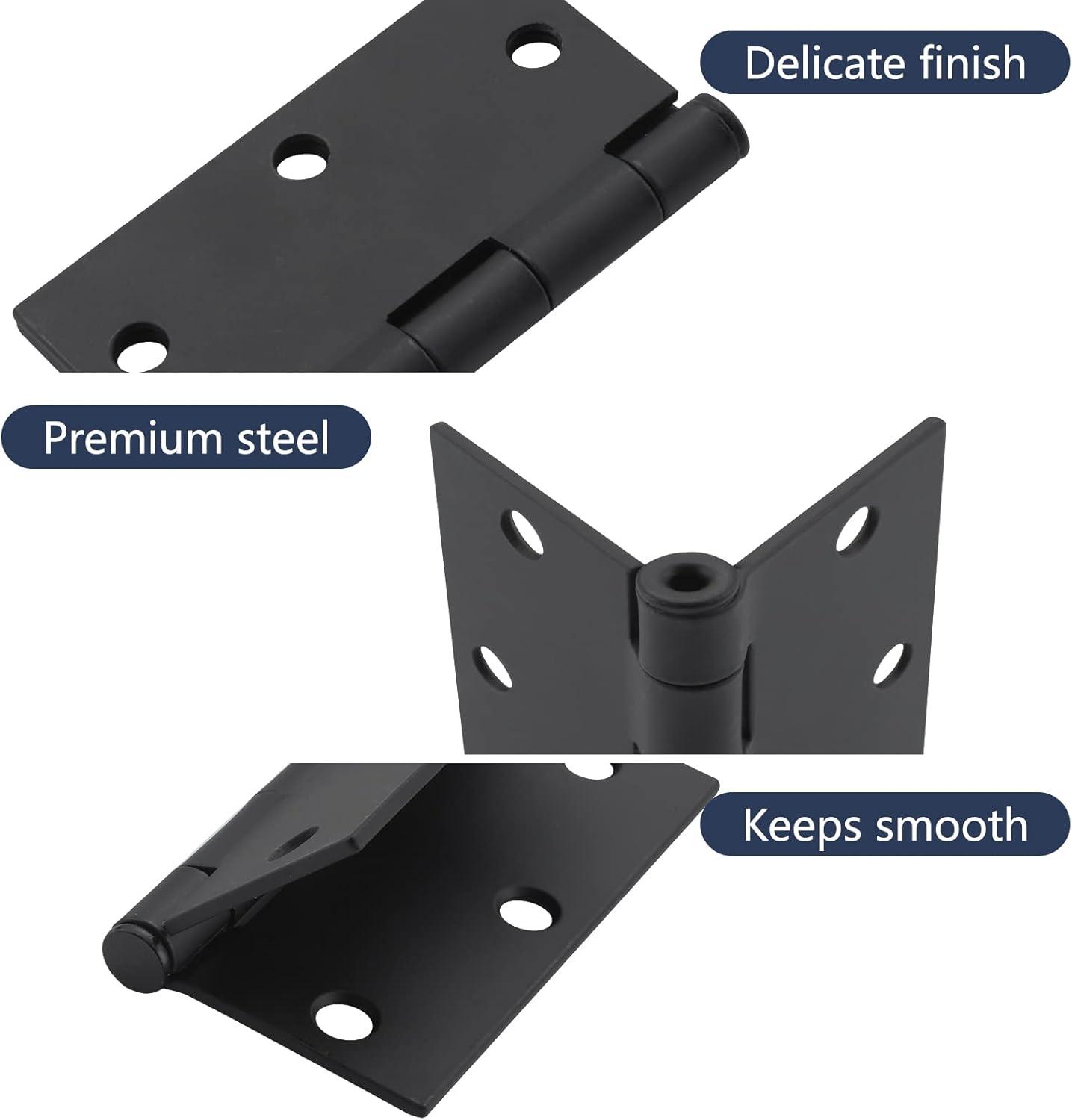 Design House 3.5" H x 3.5" W Butt Bearing Door Hinges (Set of 3)