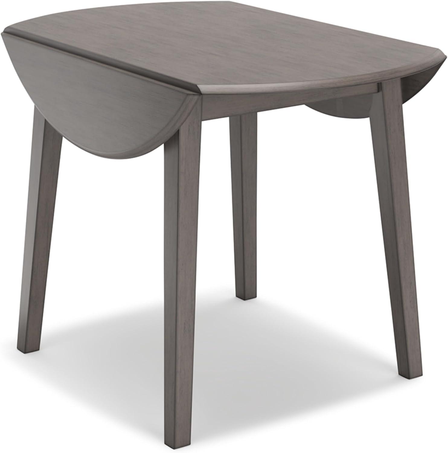 George Oliver Extendable Round Solid Wood Base Dining Table