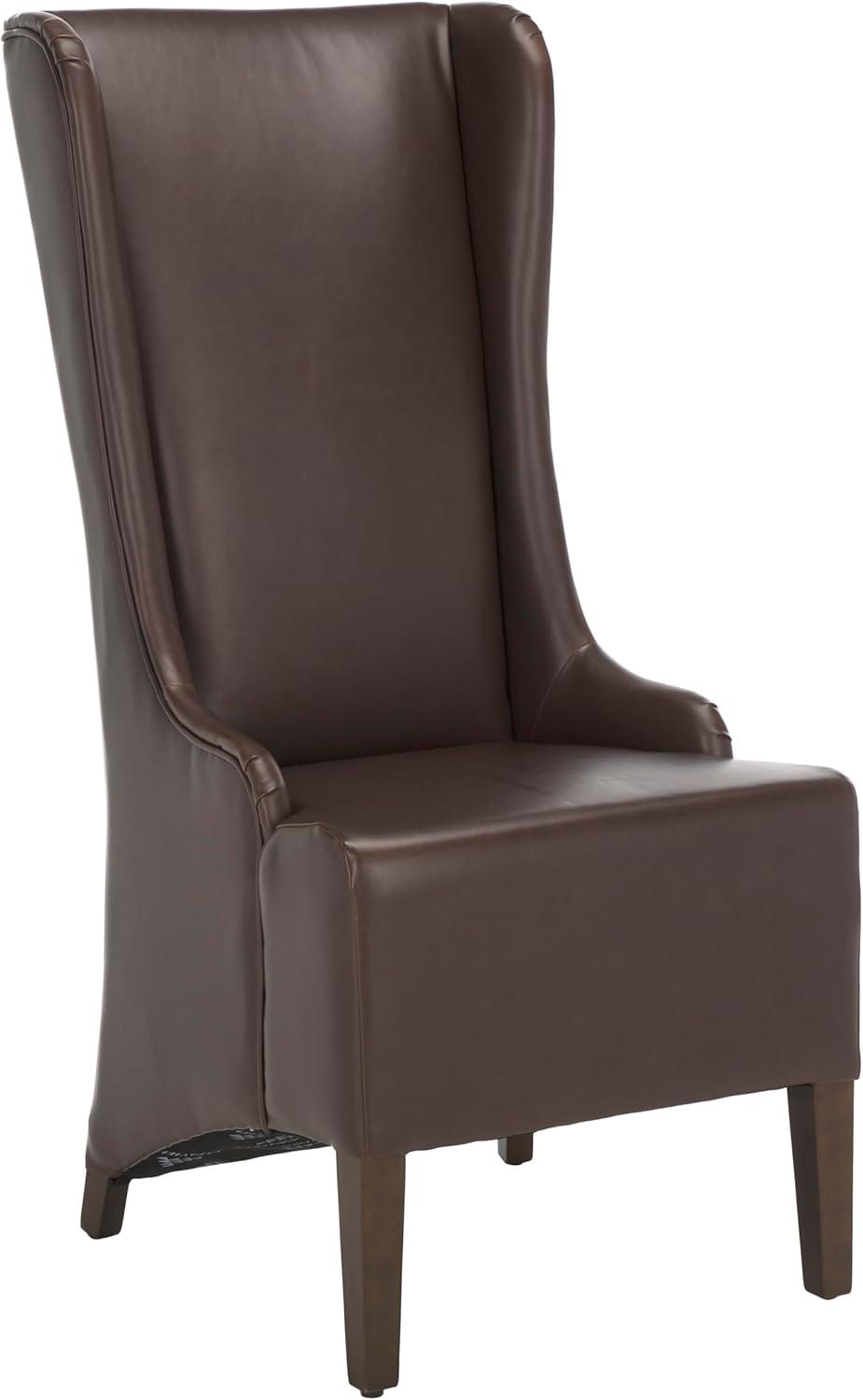 Bacall 20" H Dining Chair - MCR4501 - Antique Brown - Safavieh Couture