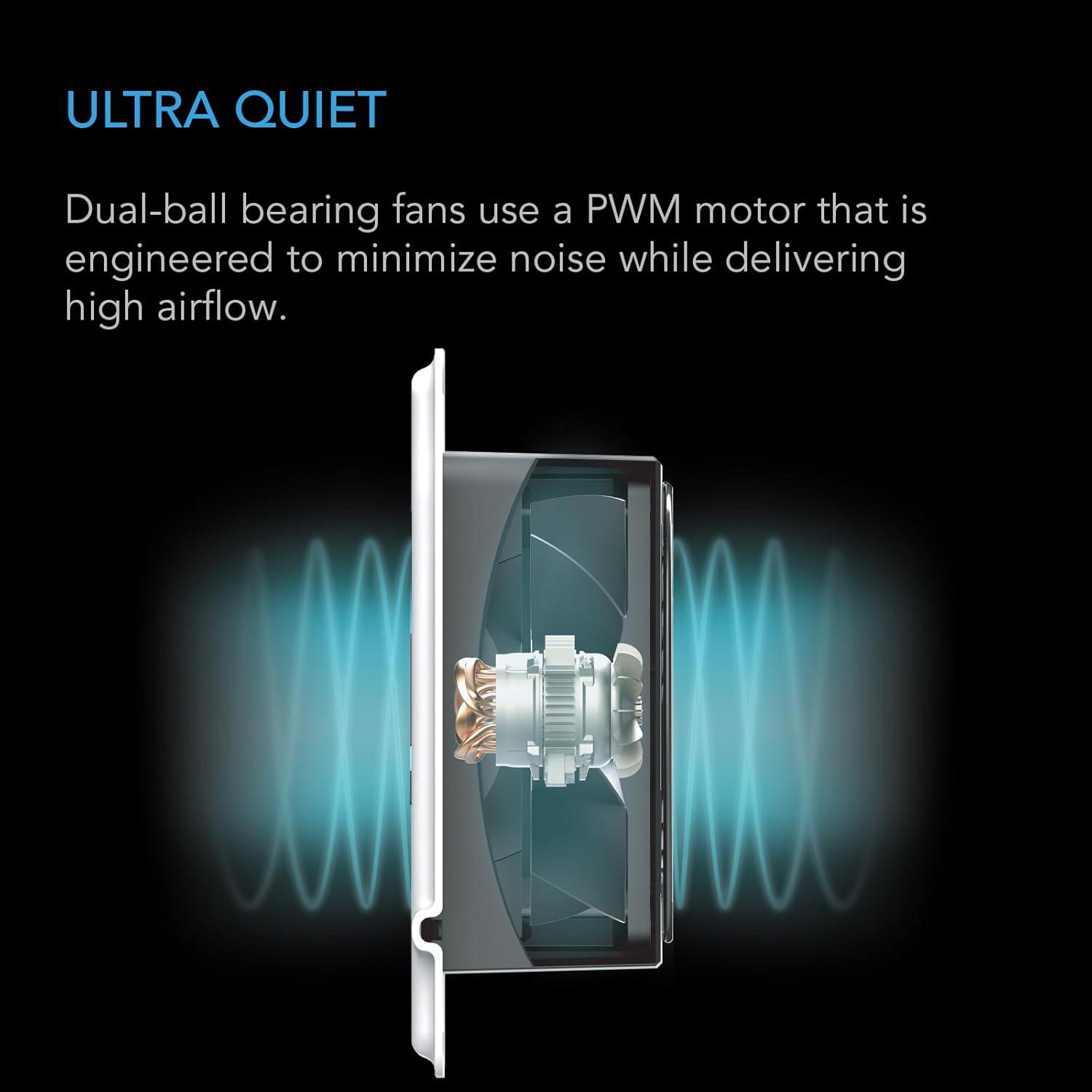 AC Infinity AIRTAP T6 White, Register Booster Fan for 6” x 10” Register Holes, Improves Heating & Cooling from AC Vents, with 10-Level Speeds and Bluetooth Integrated App Control