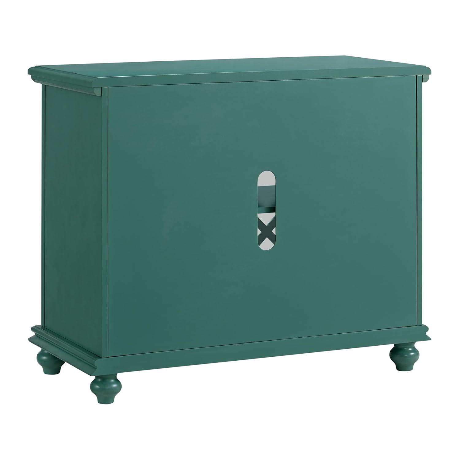 Martin Svensson Home Elegant Small Spaces TV Stand, Teal