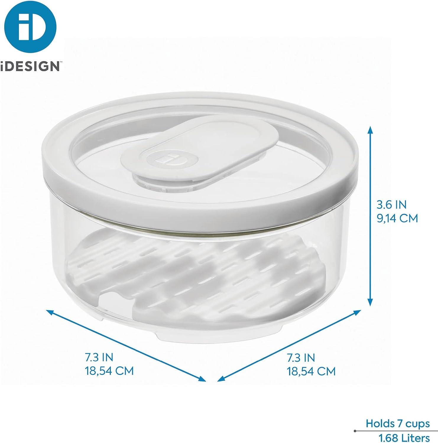 iDesign iDesign iD FRESH BPA-Free Recycled Plastic Produce Storage Bowl, Small