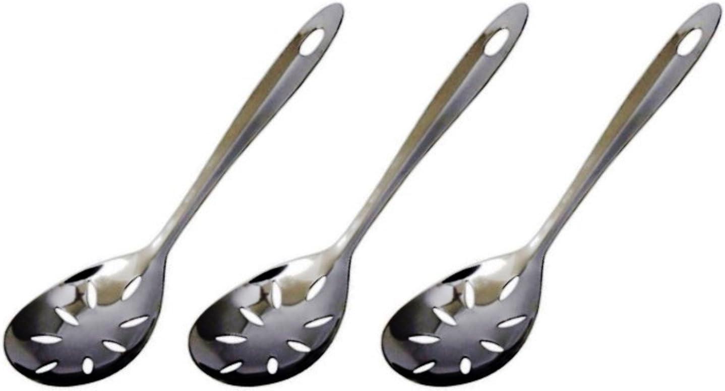 9.5 Inch Stainless Steel Slotted Serving Spoon