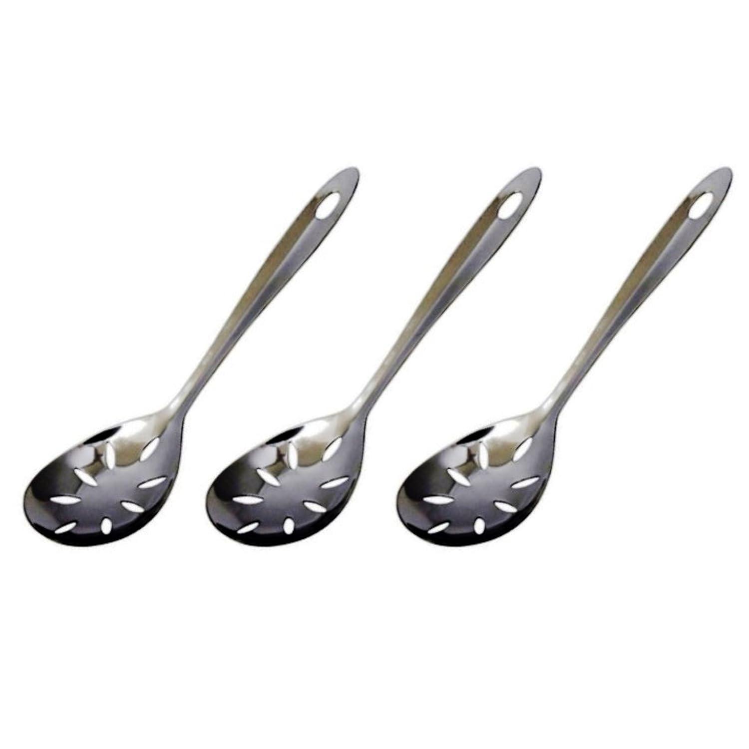 Chef Craft Select Slotted Serving Spoon, 9.5 inch, Stainless Steel