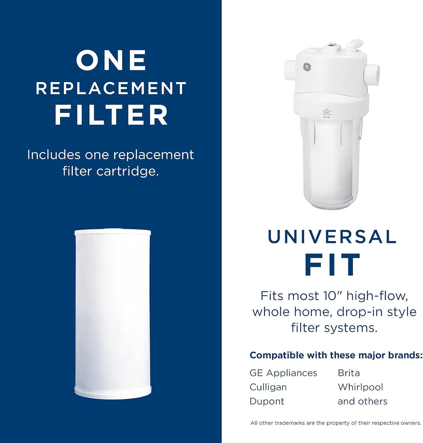 GE FXHTC Smart Water Whole House Filter Replacement Cartridge