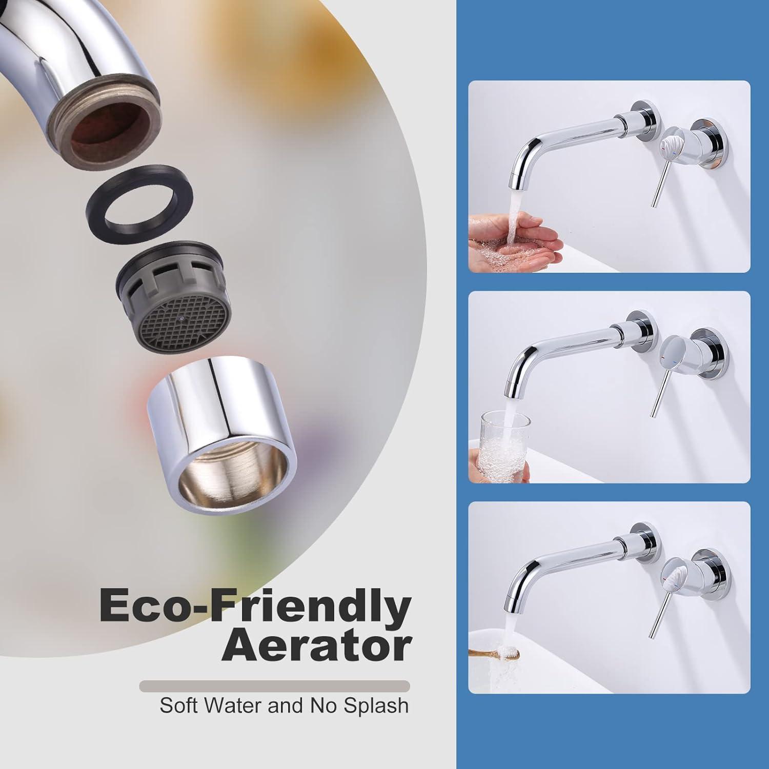 ARCORA Wall Mounted Optional Single-handle Bathroom Faucet 131300C-WF