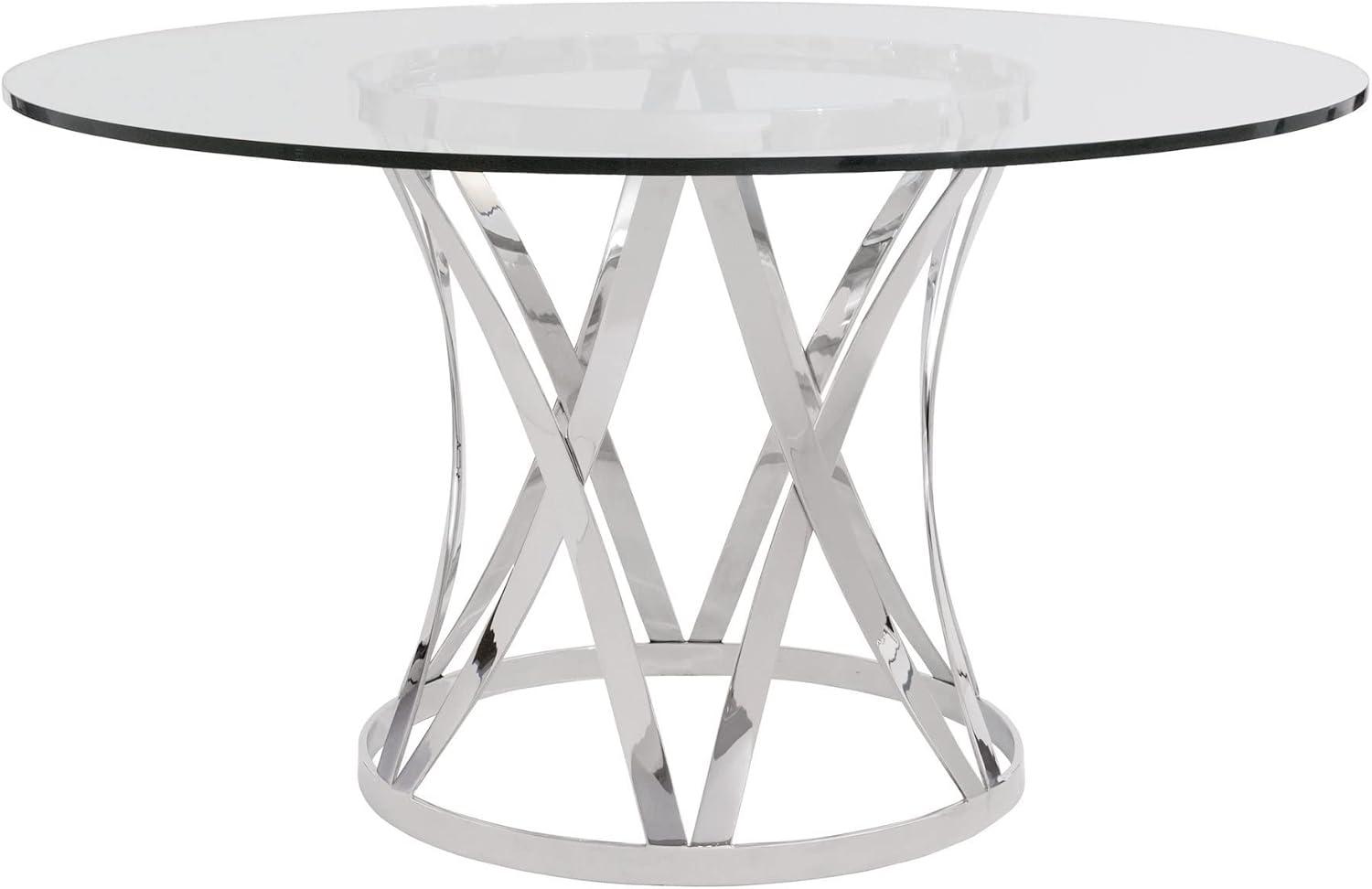 Elegant 14" Clear Tempered Glass Round Coffee Table Top