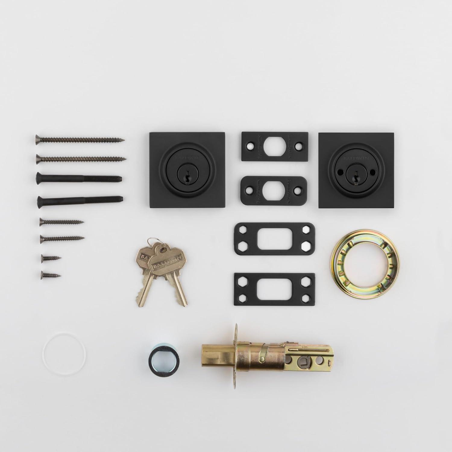 Baldwin Reserve Reserve Satin Black Double Cylinder Deadbolt