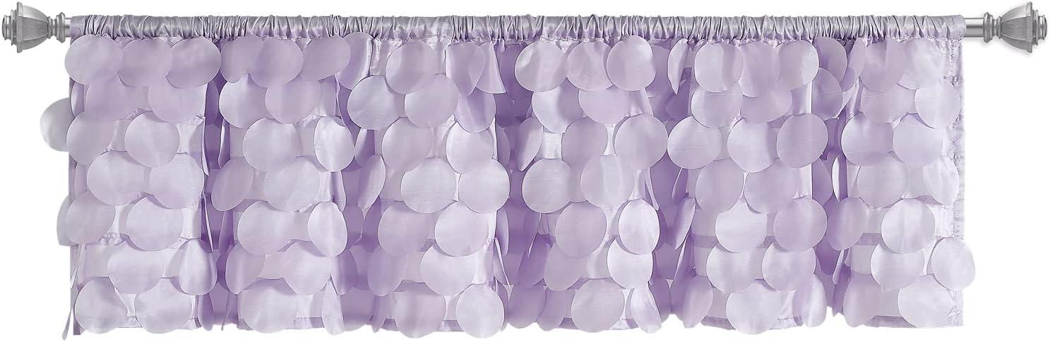 Lush Decor Gigi Scalloped Window Valance
