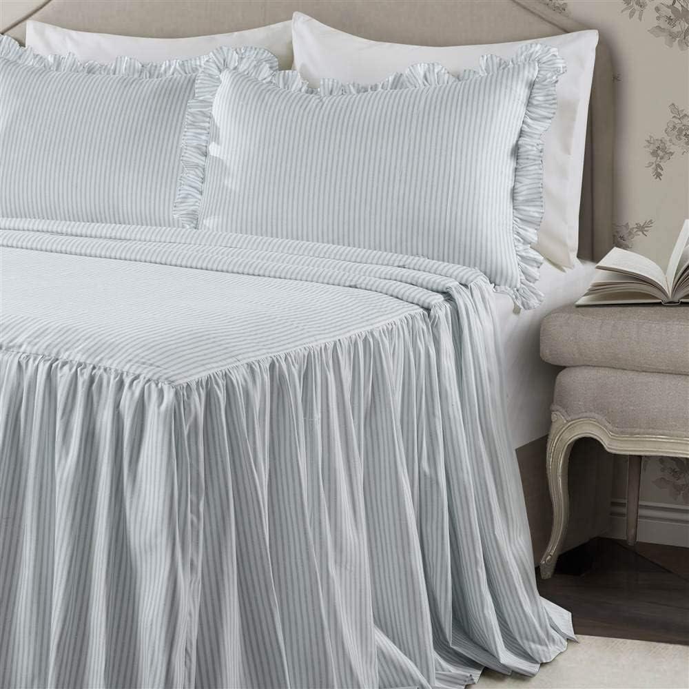 Lush Decor Reyna Microfiber Reversible 3 Piece Bedspread Set