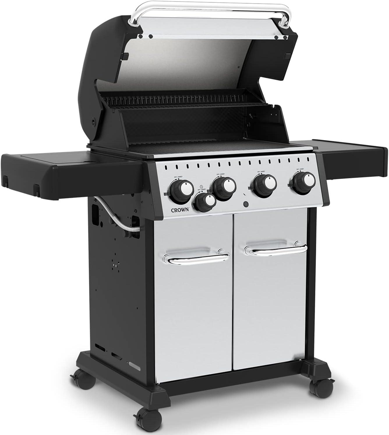 Broil King 4 - Burner Countertop Gas Grill with Side Burner and Cabinet