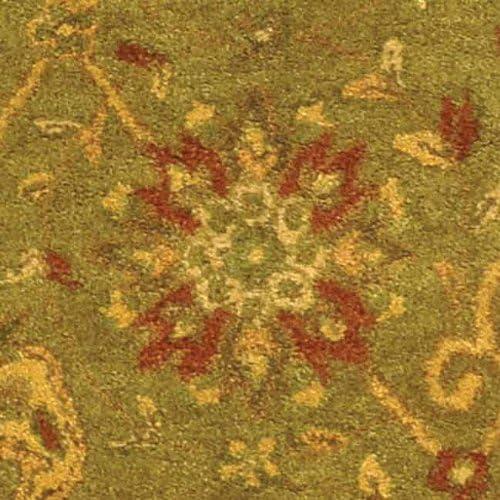 SAFAVIEH Antiquity Lilibeth Traditional Floral Wool Area Rug, Sage, 3' x 5'