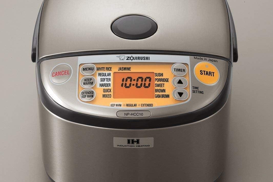 Zojirushi 5.5 Cup Induction Heating Rice Cooker & Warmer - Stainless Dark Gray
