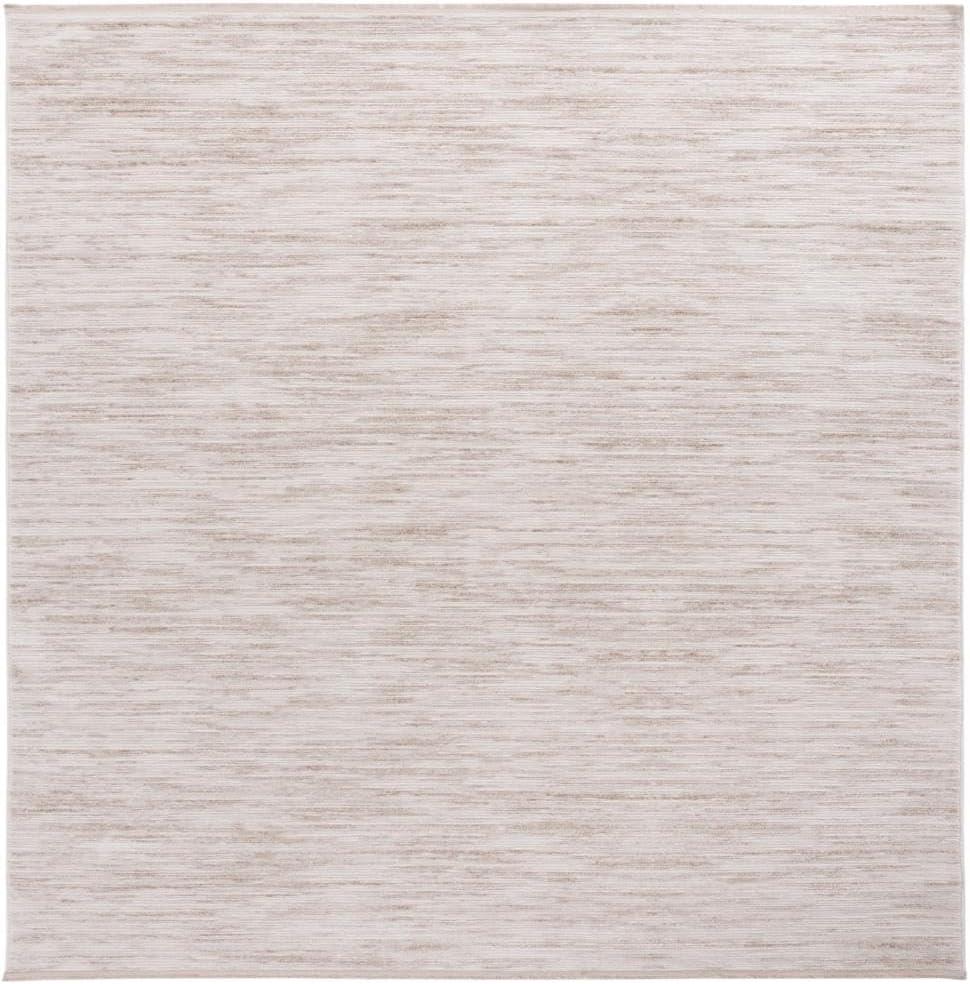 Ivory Beige 9' x 12' Synthetic Easy Care Area Rug