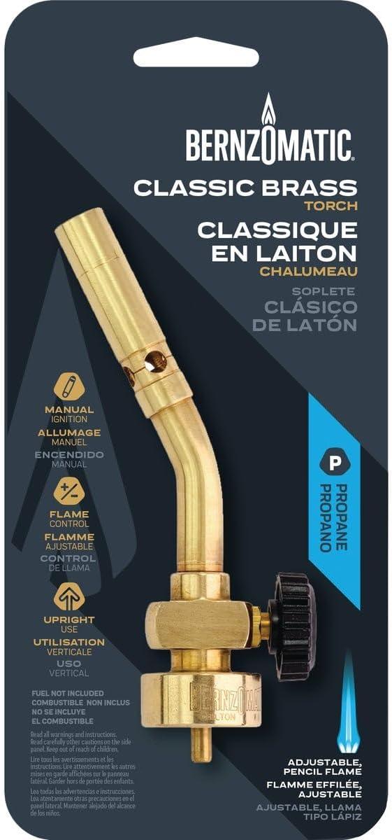BernzOmatic Basic Use UL2317 Brass Pencil Flame Propane Torch Head by BernzOmatic
