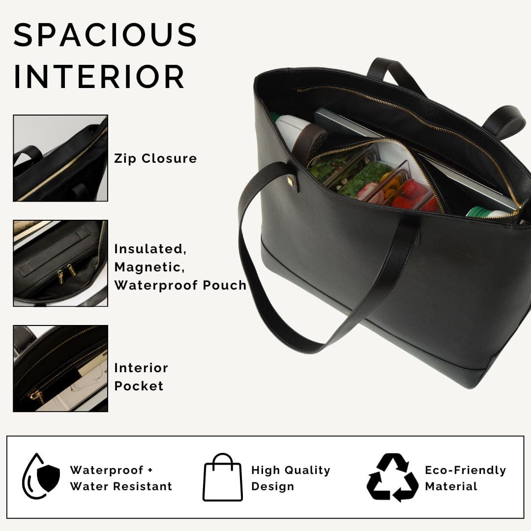 Modern Picnic - THE TOTE - BLACK