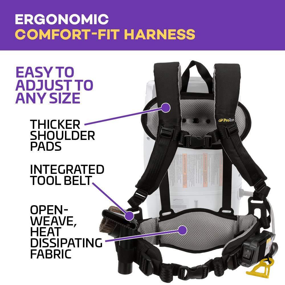 ProTeam 107363 ProVac FS 6 Backpack Vacuum
