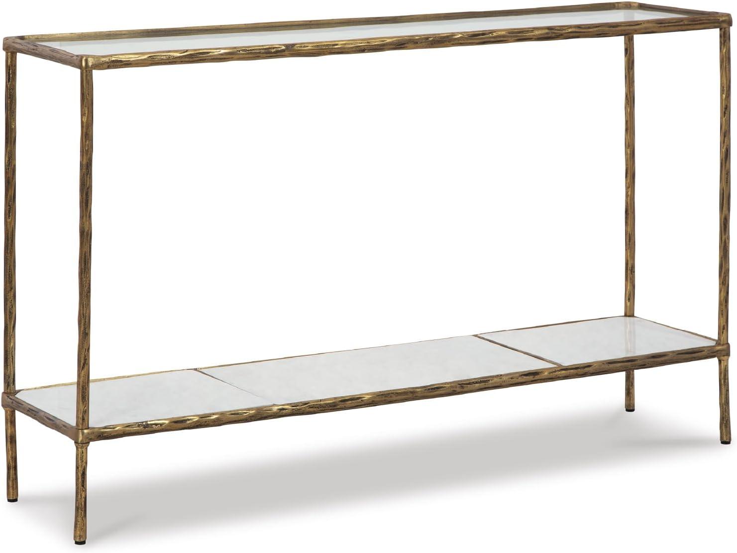 Signature Design by Ashley Casual Ryandale Console Sofa Table, Antique Black