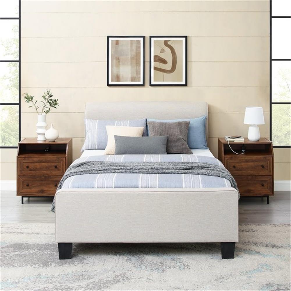 Minot 2-Drawer Nightstands with Dual USB Port