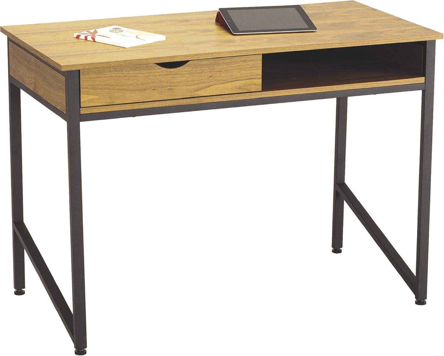 Products 1950BL Studio Single Drawer Desk, Black