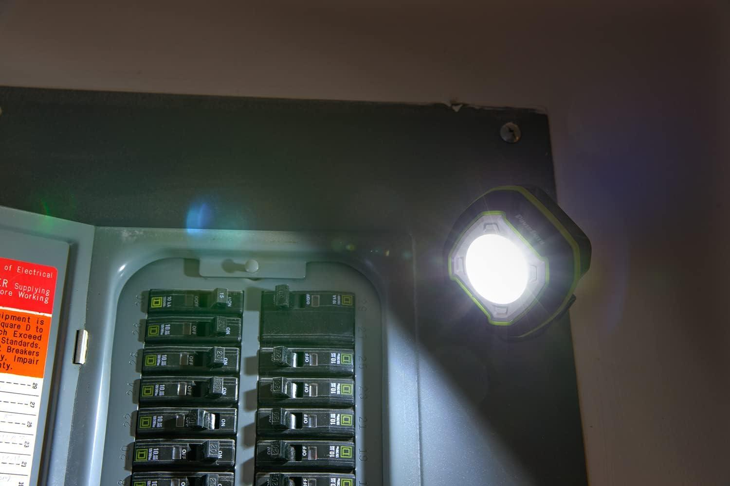 PowerSmith 800 Lumen Rechargeable Hand-Held Flashlight, LED Spot and Flood Light