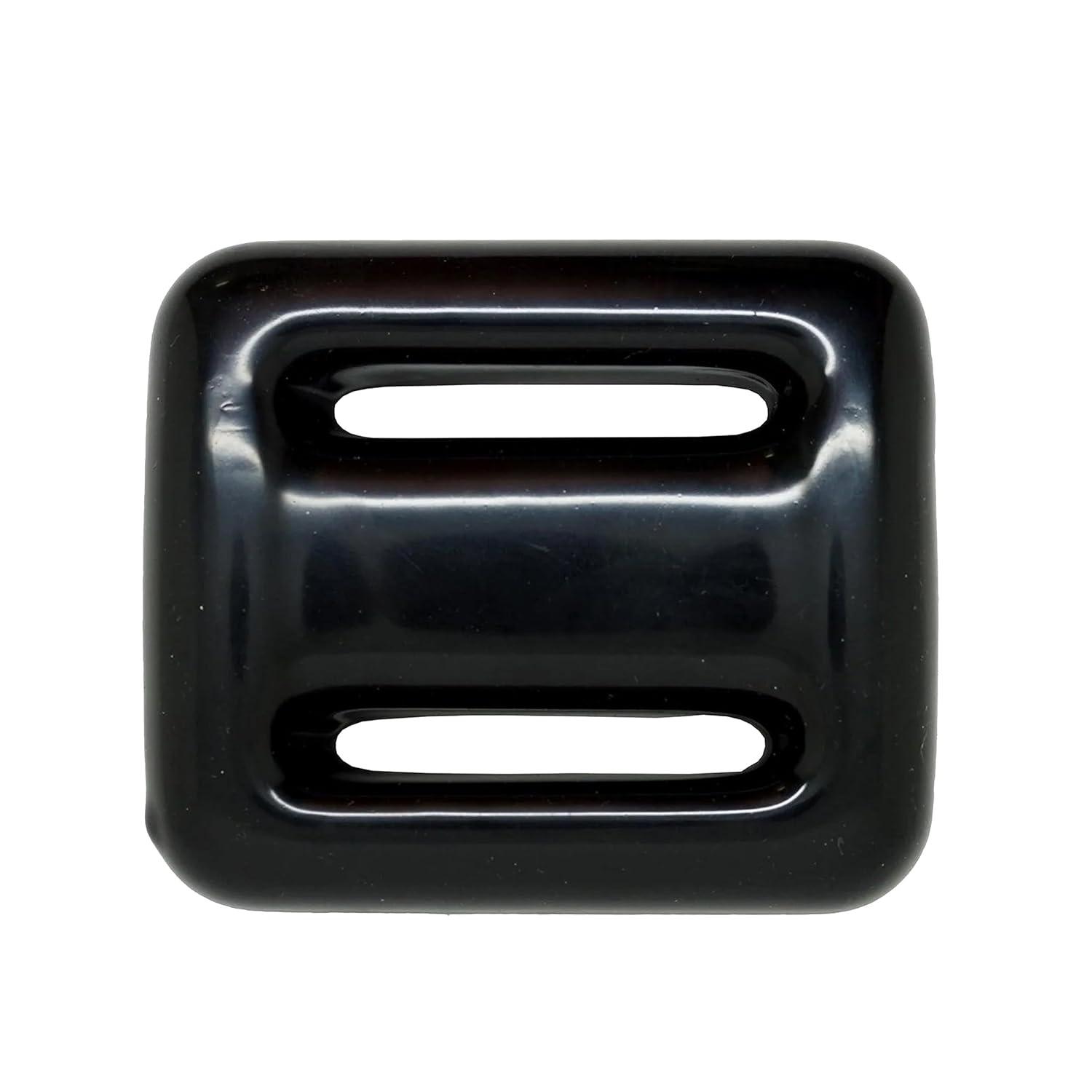 Compact Black Vinyl Coated Diving Weight for Scuba and Freediving