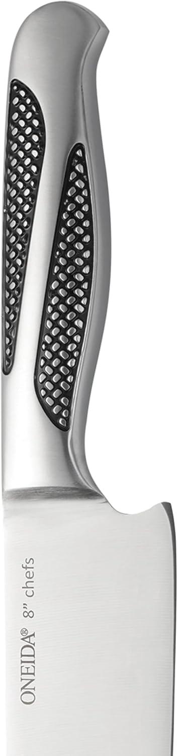 Oneida Crosshatch 14Pc Cutlery Block Set W/ Sharpener