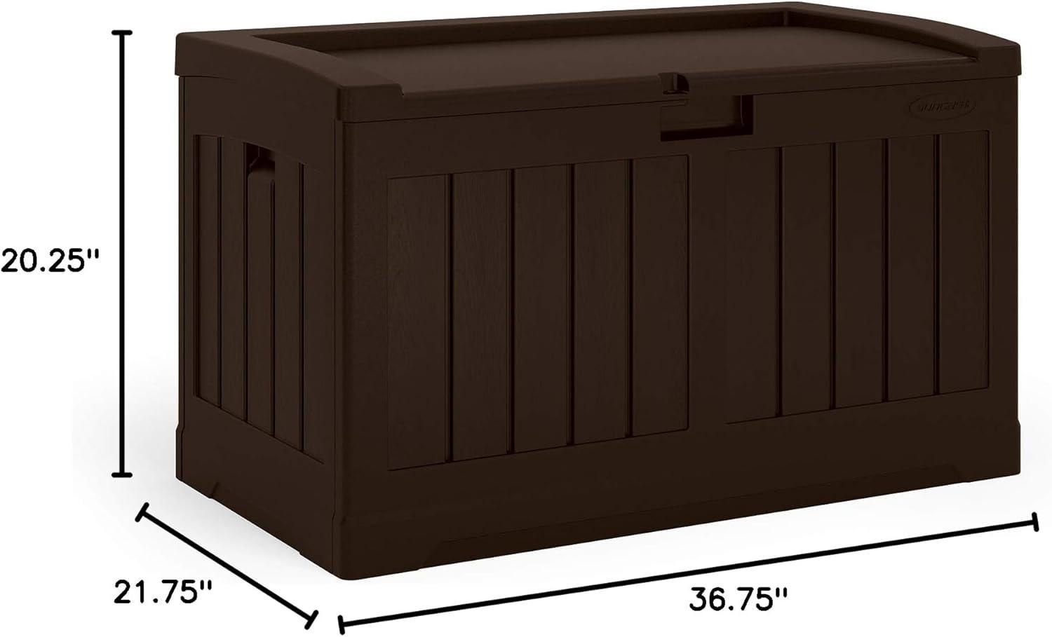 Suncast 50 Gallon Water Resistant Deck Box