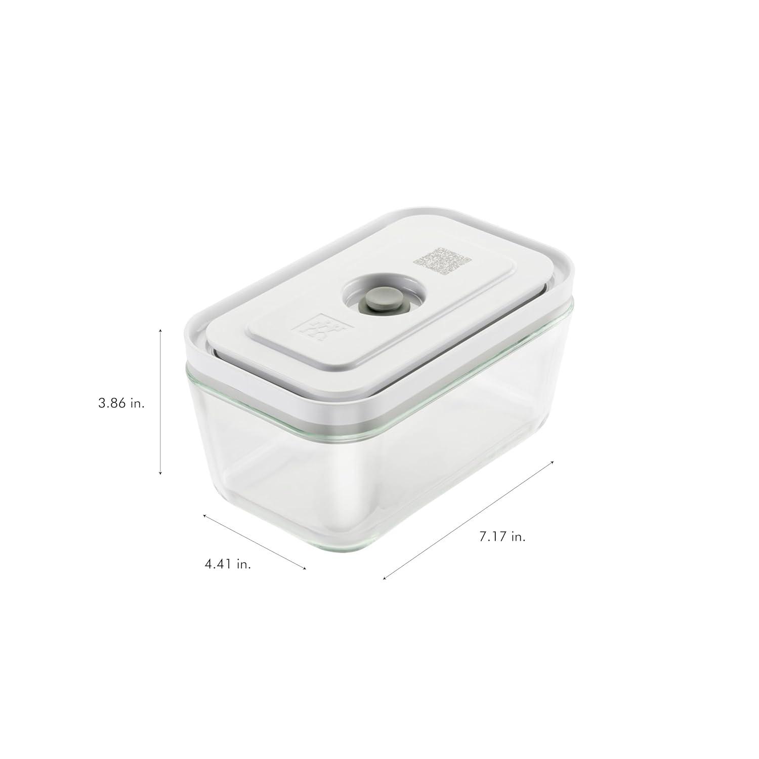 ZWILLING J.A. Henckels ZWILLING Fresh & Save 3-Piece Glass Food Storage Container, Meal Prep Container- Assorted Sizes