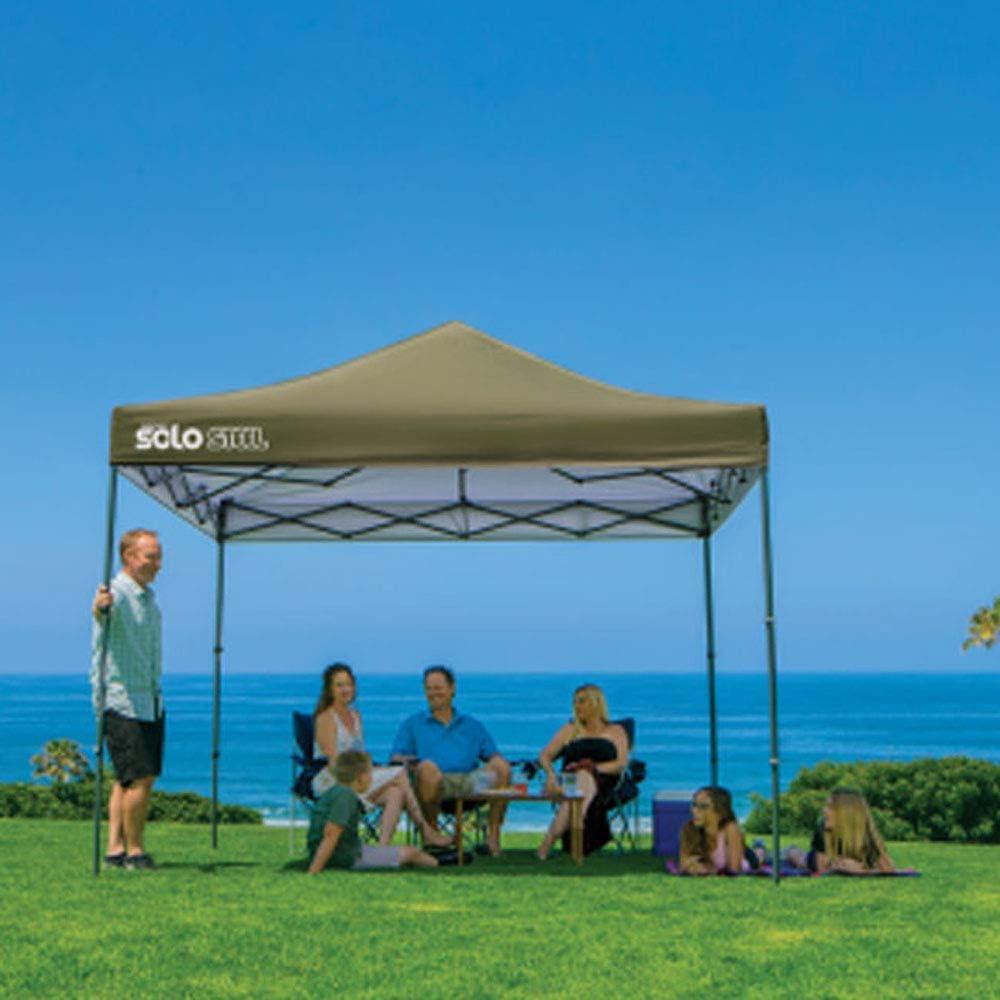 Solo Steel 10.5 Ft. W x 10.5 Ft. D Steel Pop-Up Canopy