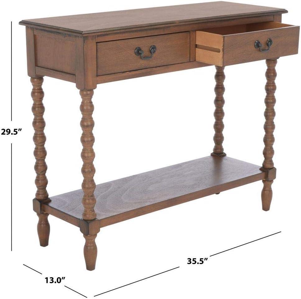 Athena 2 Drawer Console Table  - Safavieh