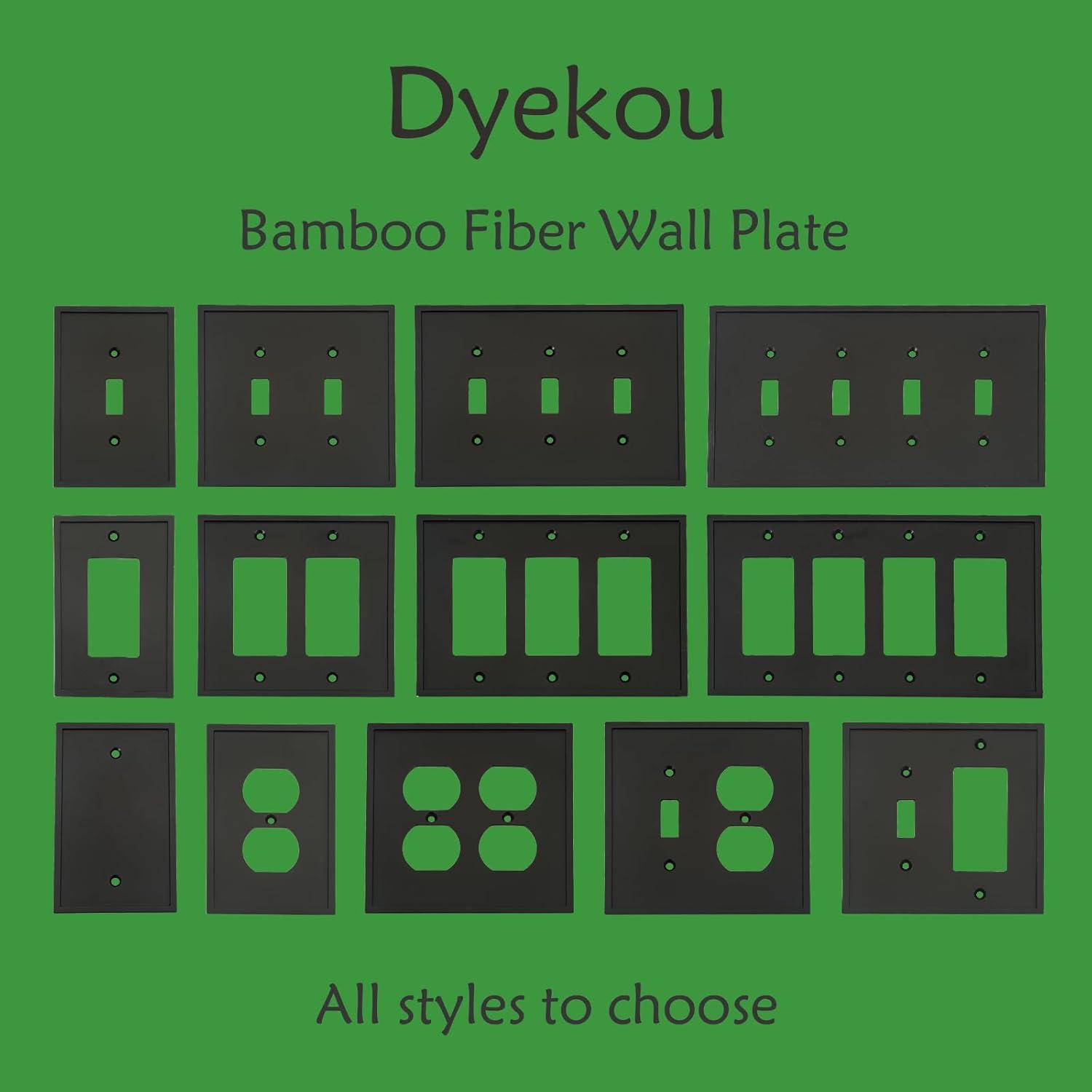 Matte Black Triple Gang Modern Wall Plate Cover