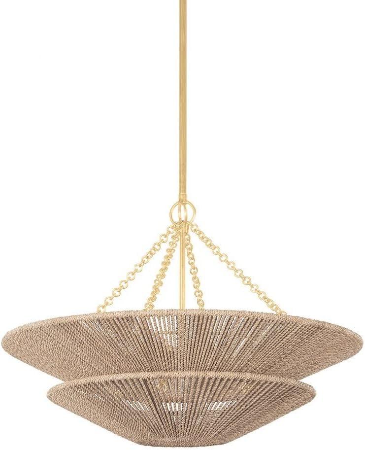 Anaya Chandelier - Natural / 30" Dia
