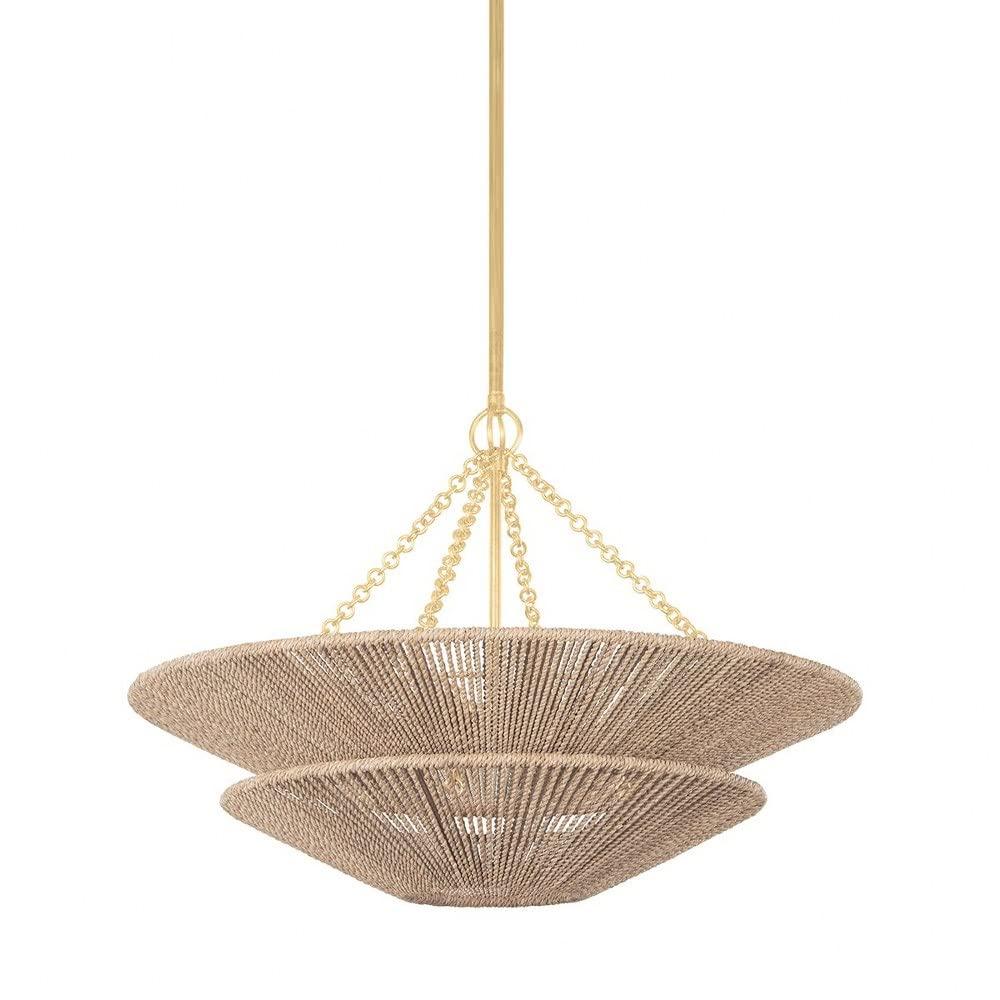 Anaya Chandelier - Natural / 30" Dia