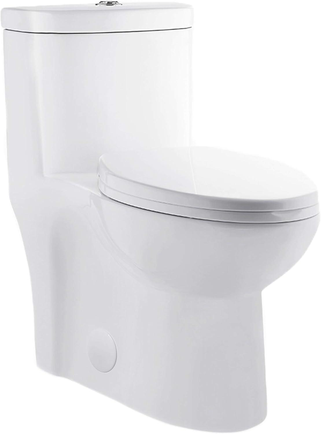 Sublime One-Piece Elongated Dual-Flush Handle Toilet 1.28 gpf