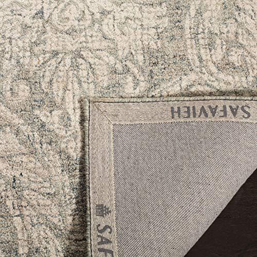 Rosemarie Abstract Handmade Tufted Wool Gray/Ivory Area Rug