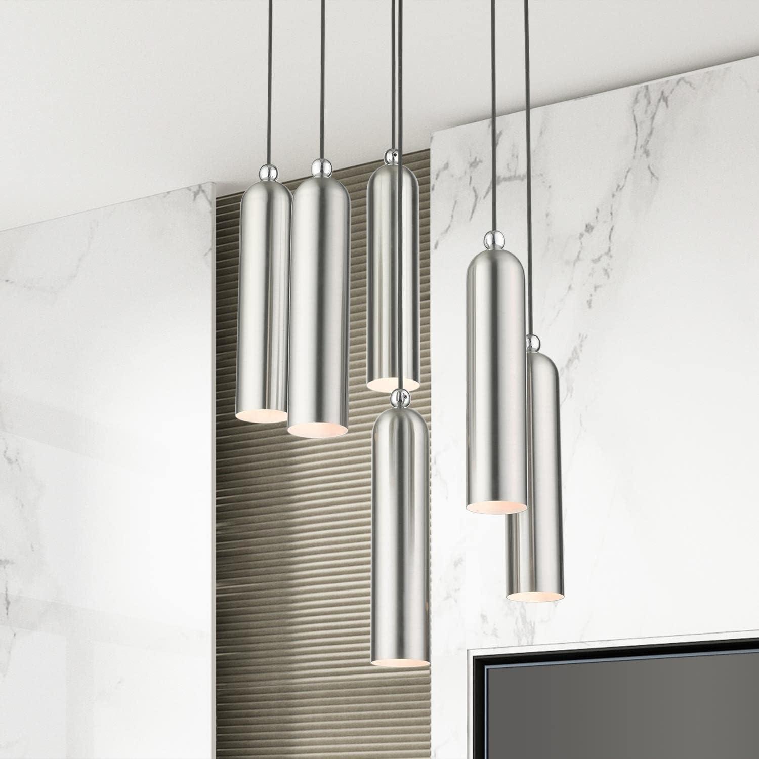Livex Lighting Ardmore 6 - Light Pendant in  Brushed Nickel