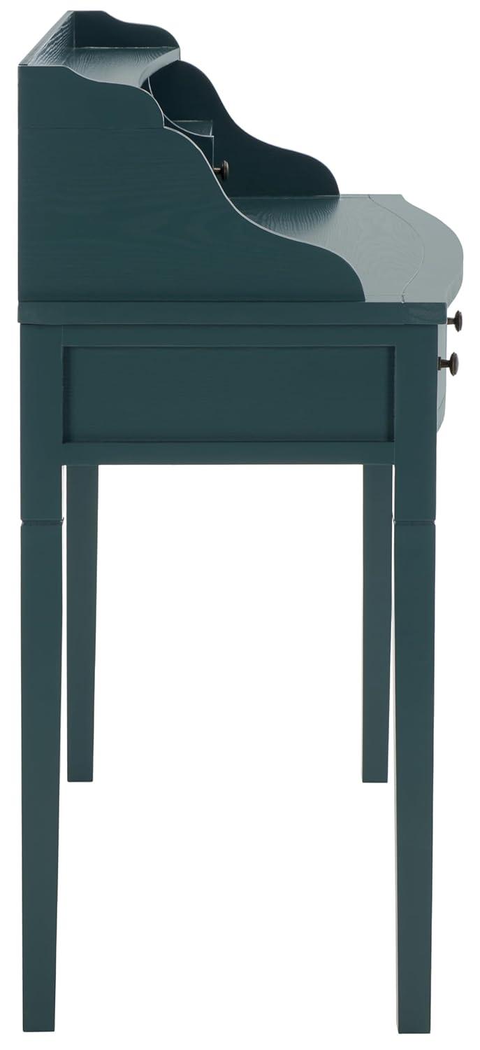 Landon Writing Desk - AMH6516 - Teal - Safavieh Couture