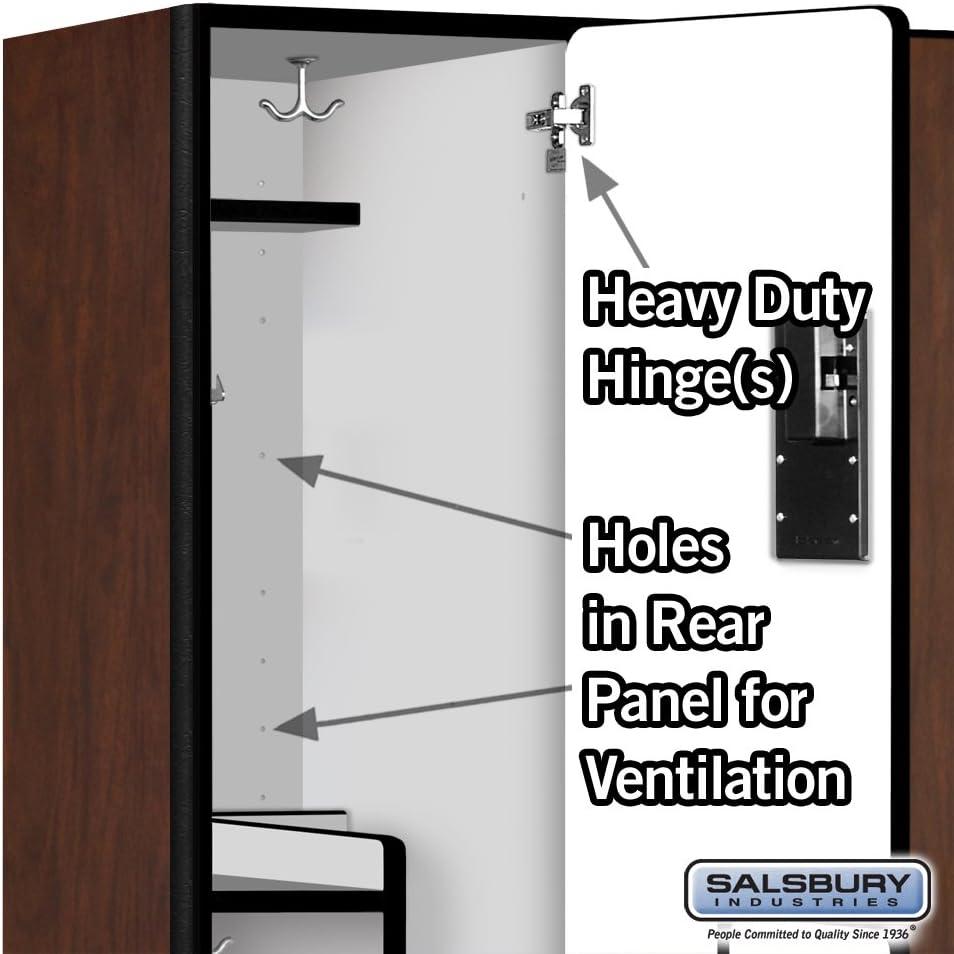 Manufactured Wood 2 - Tier 45'' Gym Locker with Dial / Combination