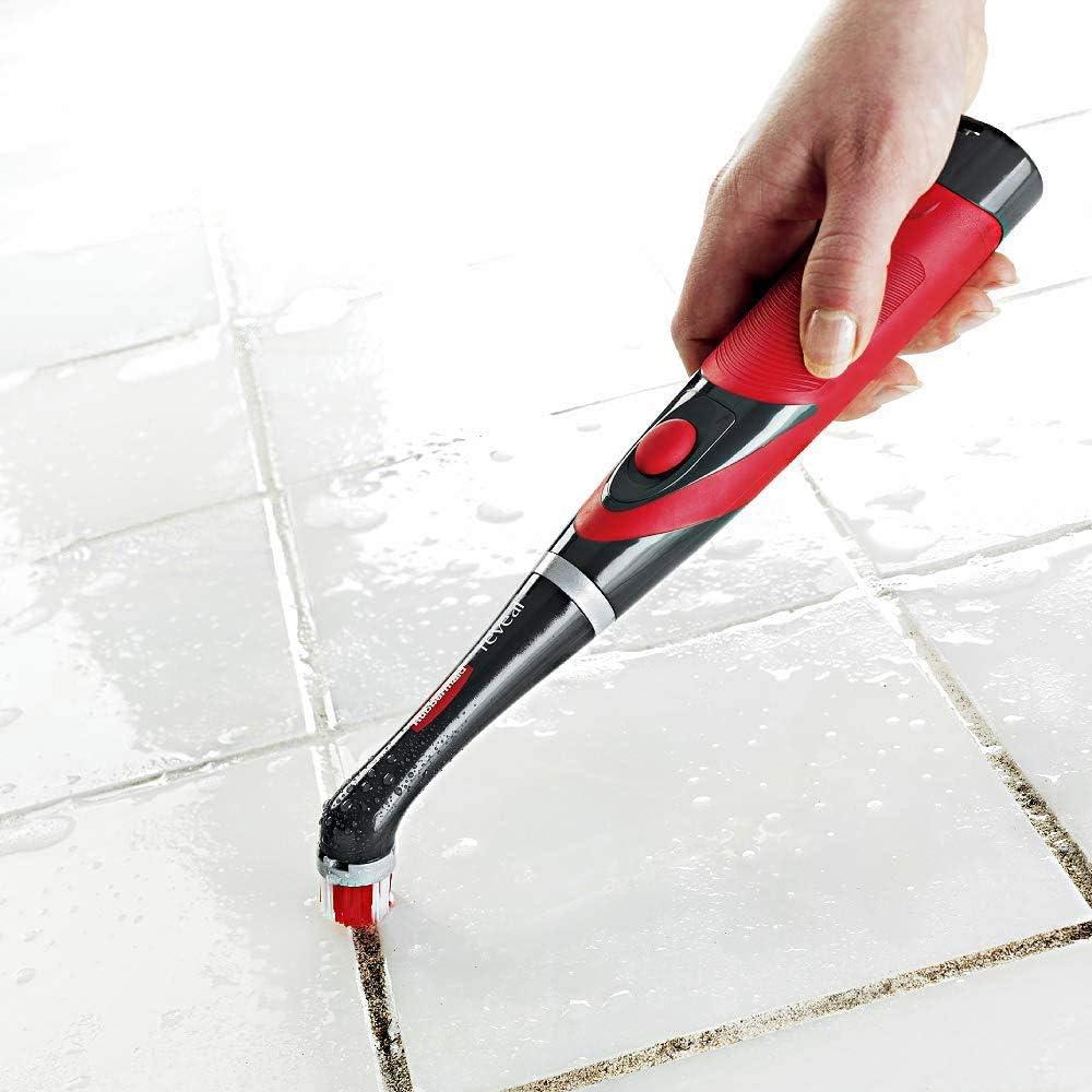 Rubbermaid Power Scrubber with 1 All-Purpose Scrubbing Head and 1 Grout Scrubbing Head