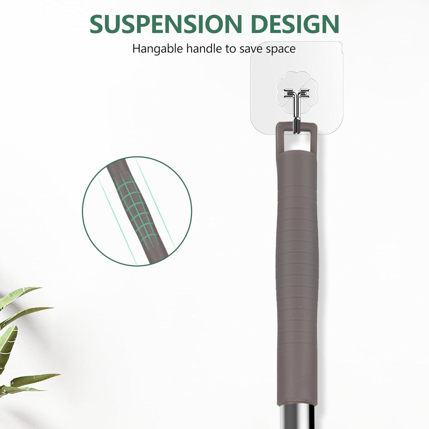 SetSail Extra-Long Dusters with Extension Pole 100-inch for Cleaning, Bendable Microfiber Head Washable Ceiling Fan Duster for High Ceilings, Furniture