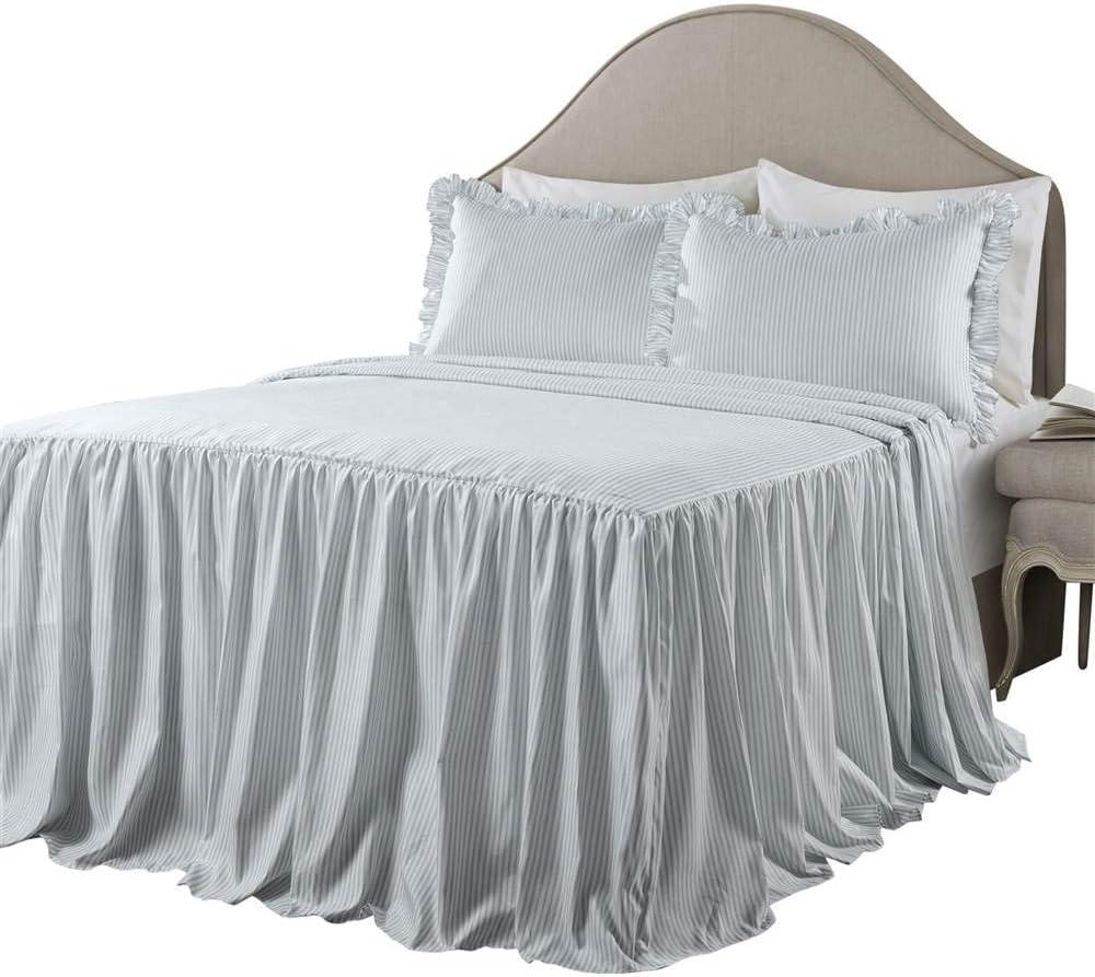 Lush Decor Reyna Microfiber Reversible 3 Piece Bedspread Set