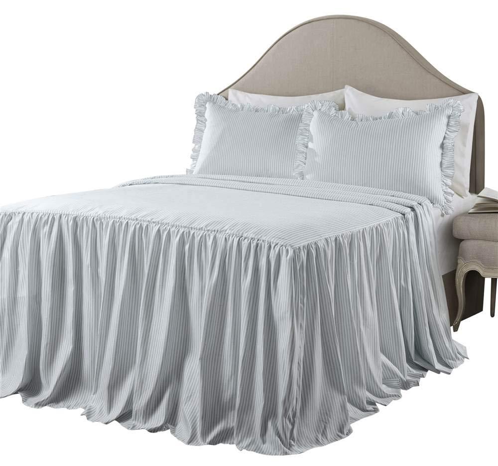 Lush Decor Reyna Microfiber Reversible 3 Piece Bedspread Set