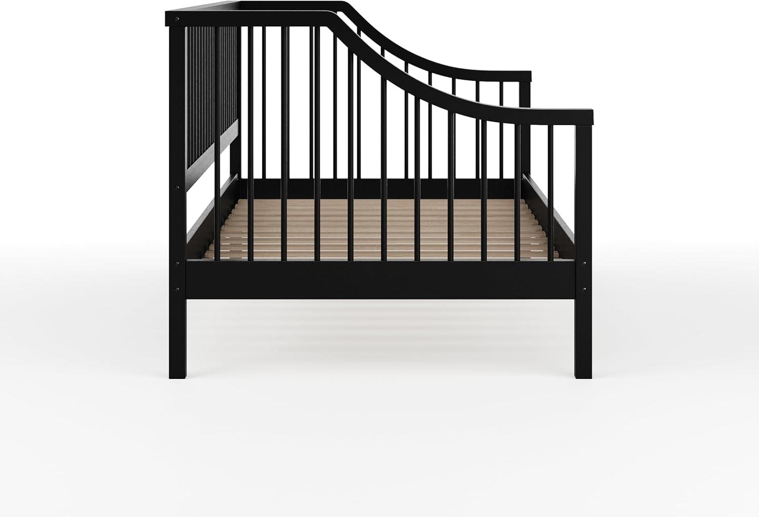 Martha Stewart Martha Stewart Neely Wooden Platform Daybed With Spindles And Wood Slat Foundation